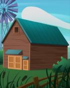 Dutch Barn Badge - Word Whomp HD