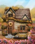 Fall Cottages Badge Collection Badge