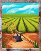 Word Whomp HD Plow Farm Equipment Badge