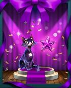 Bejeweled Stars Starry Spruce Badge