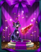 Bejeweled Stars Spyglass Shenanigans Badge