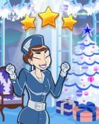 Winter Wonderland World Class Badge - Jet Set Solitaire