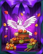 Frost Tipped Leaves Badge - Mahjong Sanctuary