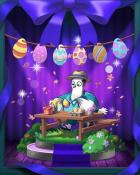 Snowbird Solitaire Snowbird Painting Egg Badge