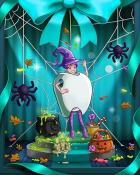 Sweet Tooth Town Antoinette in Toothie Costume Badge