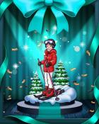 Sweet Tooth Town Antoinette Bundled Up Badge