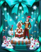 Magical Gingerbread House Badge - Sweet Tooth Town