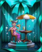 Sweet Tooth Town Lulu Eating Bearclaws Badge