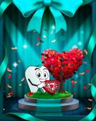 Heart Shaped Box Chocolates Badge - Sweet Tooth Town