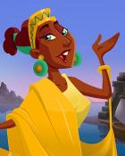 Alexandria Queen Badge - Thousand Island Solitaire HD