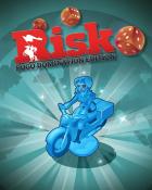 RISK: Pogo Domination Blue Motorcycle Badge