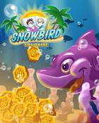 Snowbird Solitaire Pineapple Shark Badge