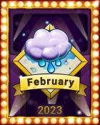 Star Sprint Lap 2 Badge - Bejeweled Stars