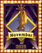 November 2025 Game of the Month Badge