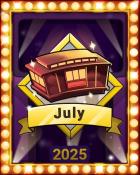 Jet Set Solitaire July Jetsetters Lap 4 Badge