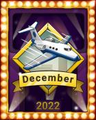 Jet Set Holiday Lap 2 Badge - Jet Set Solitaire