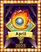 Spring Blast Lap 3 Badge - Peggle Blast HD