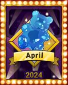 Sugar Rush in April Lap 1 Badge - Sweet Tooth Town