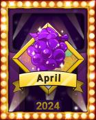 Sugar Rush in April Lap 2 Badge - Sweet Tooth Town