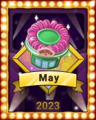 May Sweetness Lap 4 Badge - Sweet Tooth Town