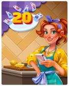 Card Scramble Rank 20 Badge