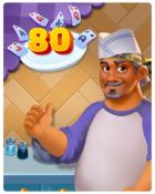 Card Scramble Rank 80 Badge