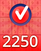 Pogo Daily Sudoku Hard 2250 Puzzles Badge