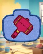 Pogo Slots Blue Demolition Badge