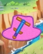 Violet Pogo Stick Badge - World Class Solitaire HD