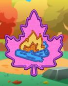 Violet Campfire Badge - Canasta HD