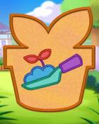 Peggle Blast HD Orange Planting Badge