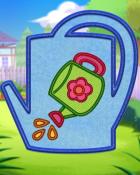 Poppit! HD Blue Watering Badge