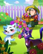 Bejeweled Stars Garden Arrangement Badge