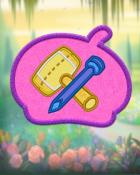 Violet Sculpture Badge - First Class Solitaire HD