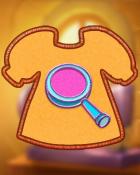 Garden Blast Orange Threading Needle Badge