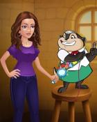 Claire Hart: Secret in the Shadows Threading Needle Badge