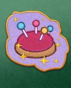 Pinning Renaissance Fair Badge