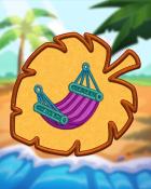 Yellow Hammock Badge - Snowbird Solitaire