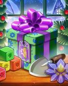 Garden Blast Wintry Garden Holiday Gift Badge