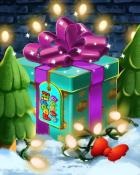 Popping Present Gift Badge - Poppit! Bingo