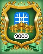 MONOPOLY Sudoku 5-Trophy Beginner 2000 Badge