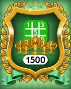 5-Trophy Easy 1500 Badge - Monopoly Sudoku