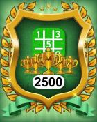 MONOPOLY Sudoku 5-Trophy Easy 2500 Badge