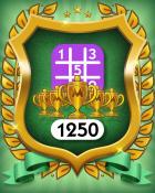 5-Trophy Expert 1250 Badge - Monopoly Sudoku