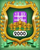 MONOPOLY Sudoku 5-Trophy Expert 2000 Badge