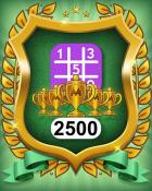 MONOPOLY Sudoku 5-Trophy Expert 2500 Badge