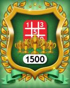 5-Trophy Hard 1500 Badge - Monopoly Sudoku