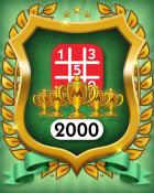 MONOPOLY Sudoku 5-Trophy Hard 2000 Badge