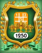 5-Trophy Medium 1250 Badge - Monopoly Sudoku