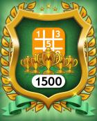 5-Trophy Medium 1500 Badge - Monopoly Sudoku